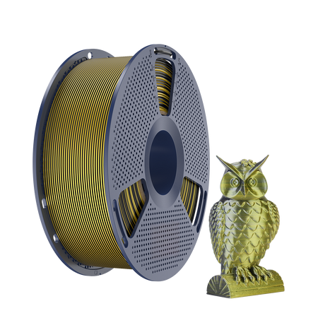 SUNLU SILK PLA+ 1.75mm 1kg DUAL Color Black Gold, multi, wielokolorowy, jedwabisty