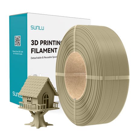 SUNLU PLA+ 2.0 Refill 1.75mm 1kg Oak / Brązowy, dębowy