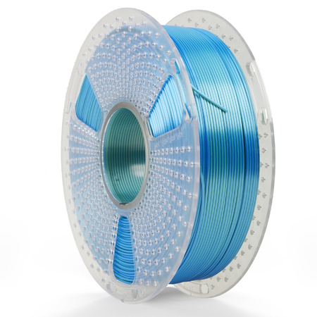 SUNLU SILK PLA+ 1.75mm 1kg DUAL Color Blue Green, multi, wielokolorowy, jedwabisty