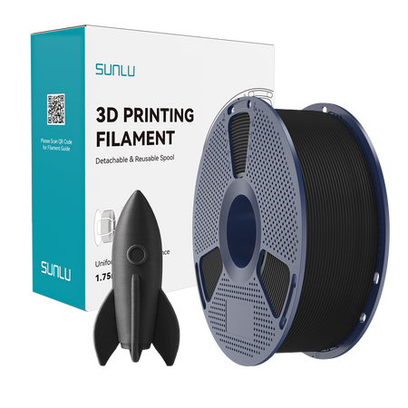SUNLU High Speed PLA+ 1.75mm 1kg Black / Czarny
