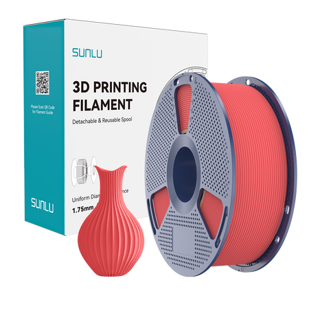 SUNLU PLA Classic (HS Matte) 1.75mm 1kg Cherry Red  / czerwony, wiśniowy