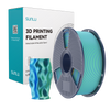 SUNLU SILK PLA+ 1.75mm 1kg DUAL Color Blue Green, multi, wielokolorowy, jedwabisty