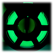 SUNLU PLA 1.75mm 1kg Glow In the Dark White to Green / biały do zielonego, świecący