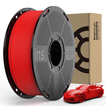 Inslogic Matte PLA Pro 1.75mm 1kg Red / Czerwony