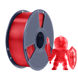 SUNLU PLA+ 1.75mm 1kg Red Transparent / Czerwony Transparentny