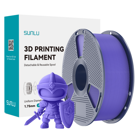 SUNLU PLA+ 2.0 1.75mm 1kg Lavender Purple / Fioletowy, lawendowy