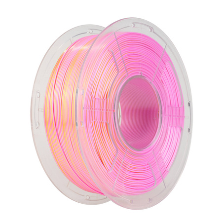 SUNLU SILK PLA+ 1.75mm 1kg DUAL Color Pink Gold, multi, wielokolorowy, jedwabisty