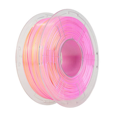 SUNLU SILK PLA+ 1.75mm 1kg DUAL Color Pink Gold, multi, wielokolorowy, jedwabisty